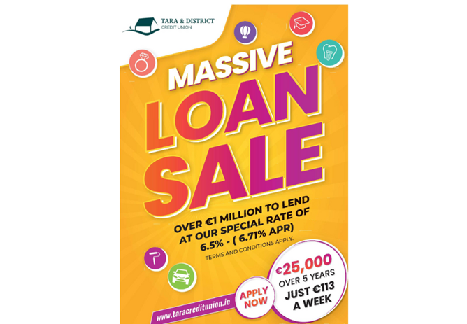 Tara & District Credit Union - Massive Loan Sale