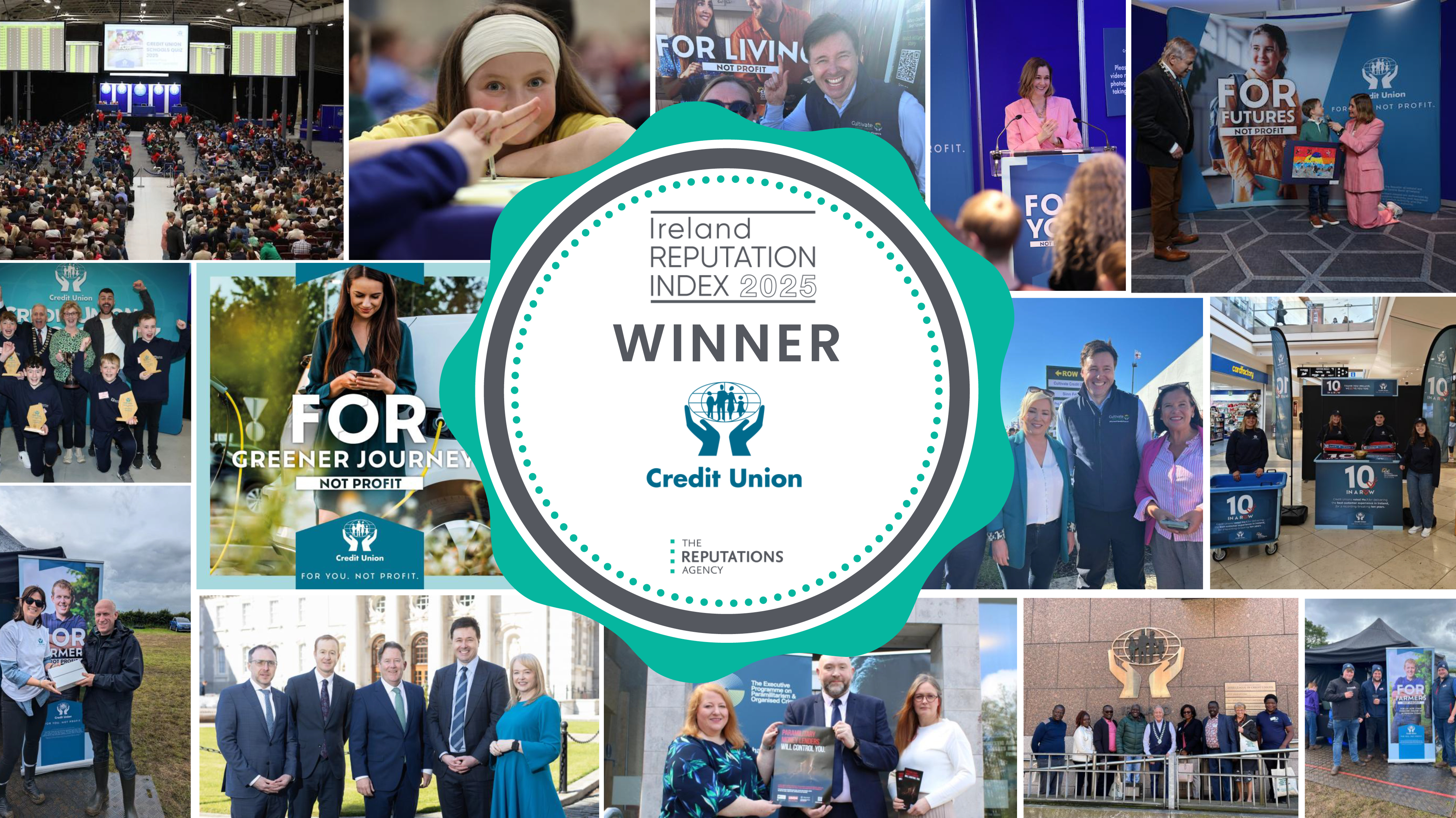 Three in a Row - Credit Union's No.1 in Ireland