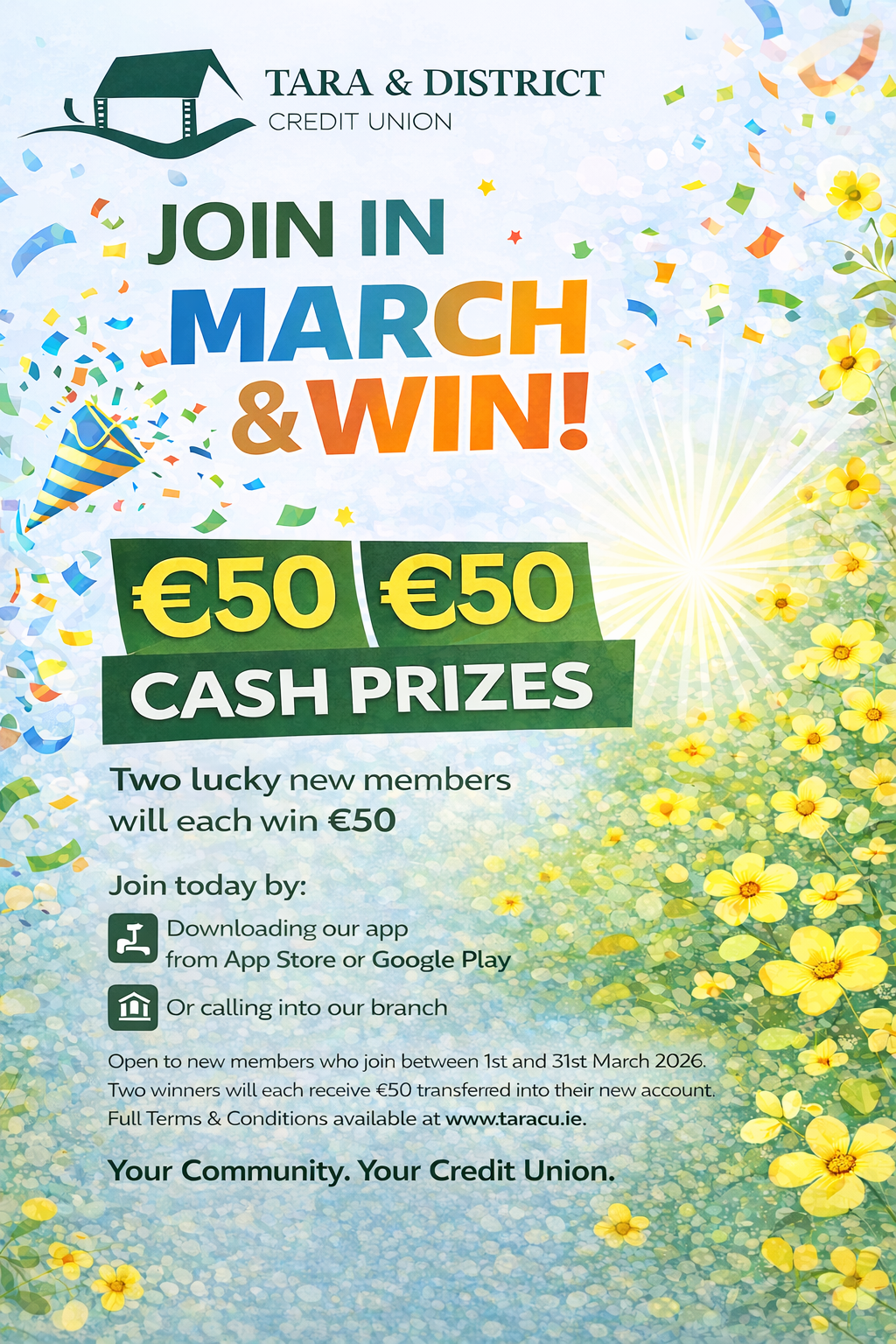 Join in March & Win!