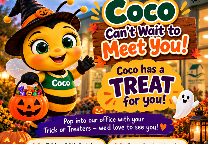 Coco Can't Wait to Meet Our Little Trick-or-Treaters This Halloween!