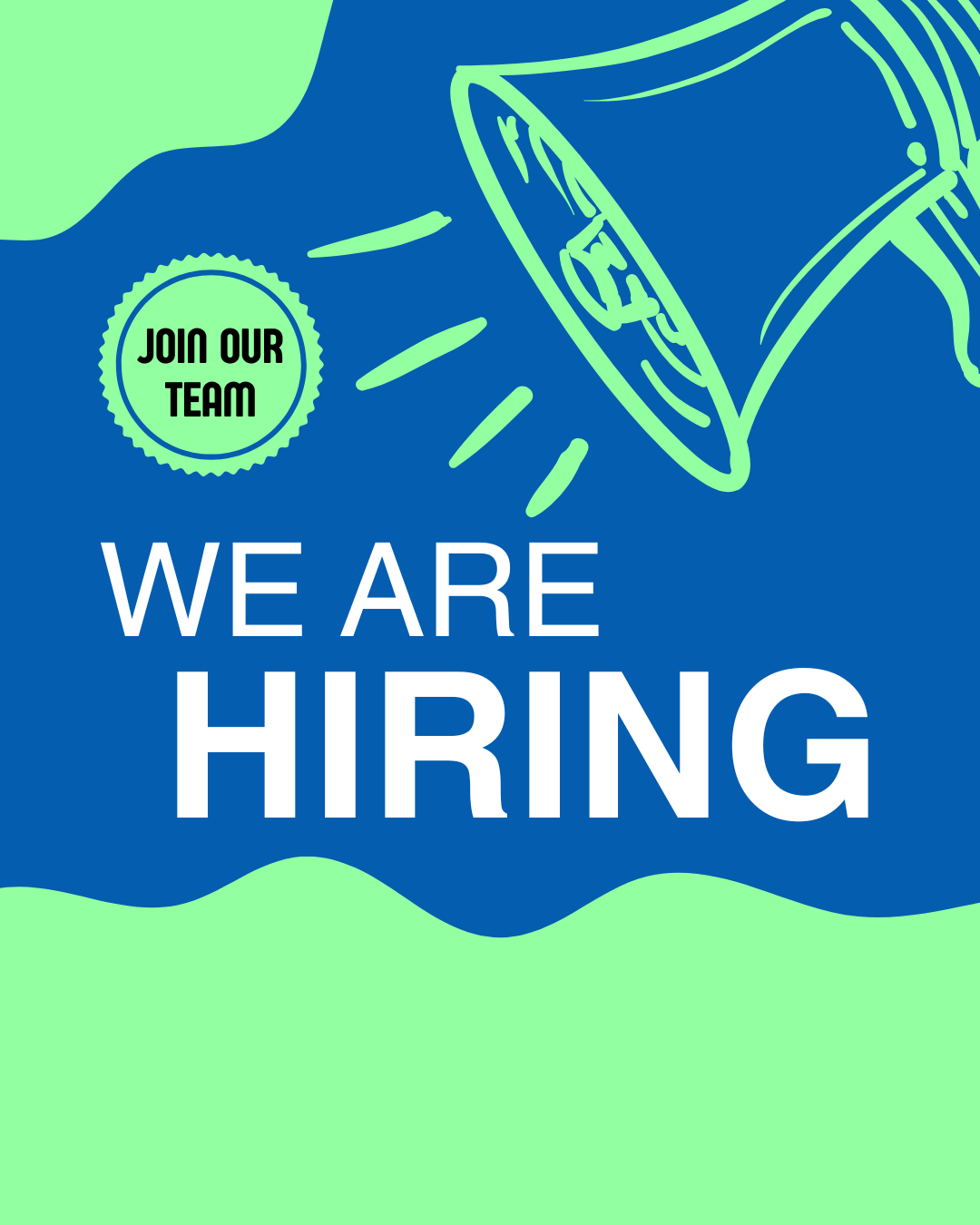 We're Hiring