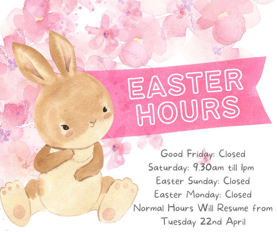 Easter Opening Hours 2025