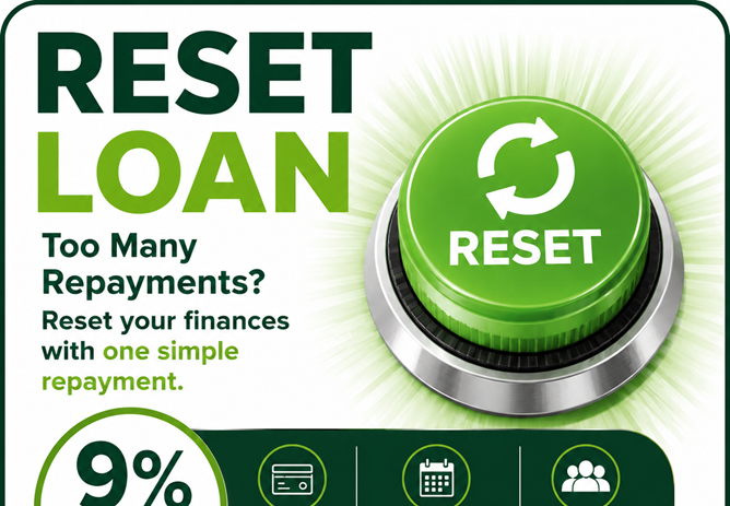 Introducing Our New Reset Loan – Simplify Your Monthly Repayments